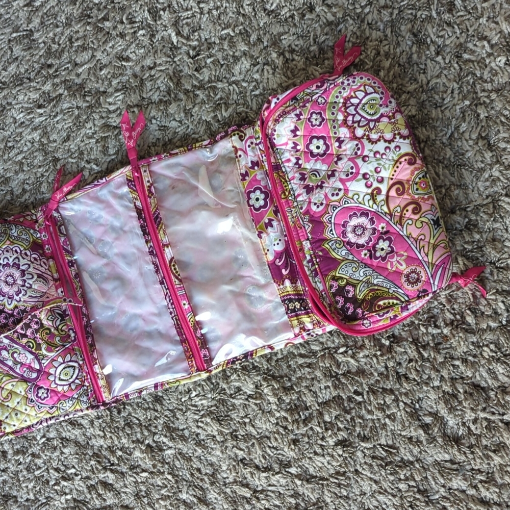 🩷 Large Vera Bradley Travel Toiletry Bag - Picture 3 of 8